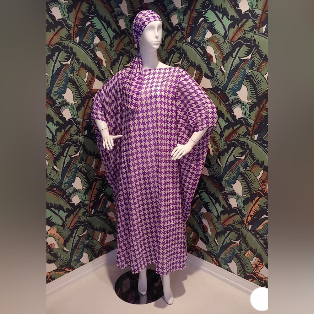 Julia Clancy Kaftan and turban set O/S
